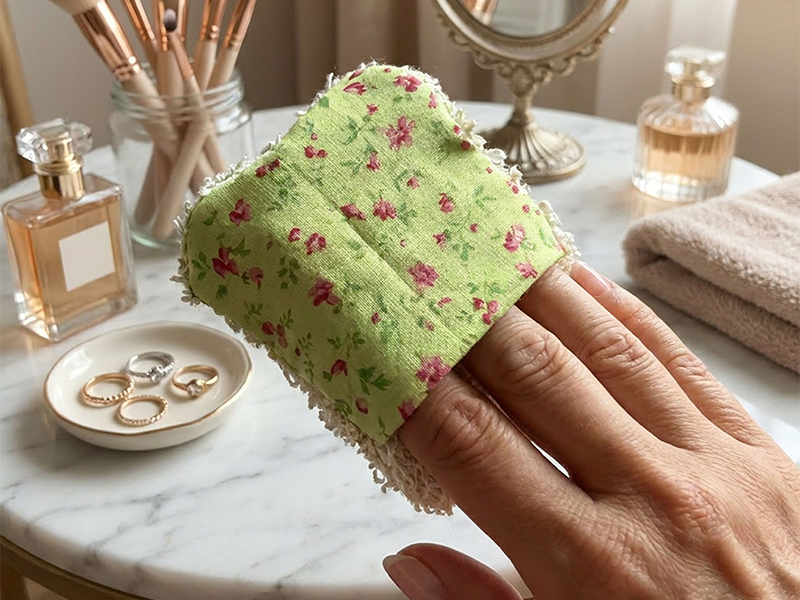 Waschhandschuh Abschminkpad - ITH-Stickdatei